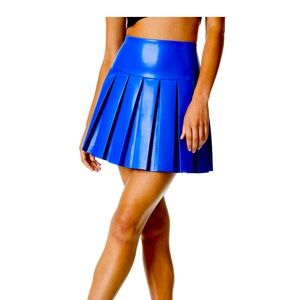 Alice + Olivia Blue Mini Skirt